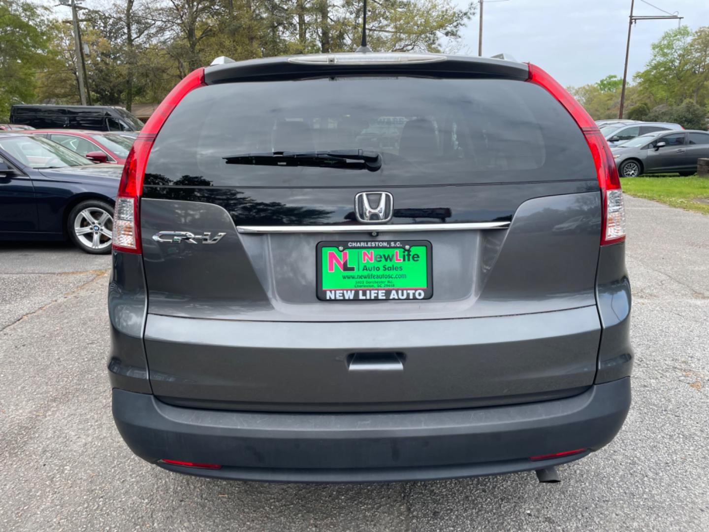 2014 GRAY HONDA CR-V EX-L (2HKRM3H73EH) with an 2.4L engine, Automatic transmission, located at 5103 Dorchester Rd., Charleston, SC, 29418-5607, (843) 767-1122, 36.245171, -115.228050 - Photo#5